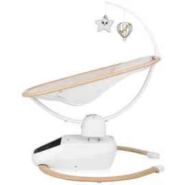 lionelo Babywippe mit Melodie OLIVIA Beige Natur + Fernbedienung - Beige