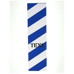TEX Skateboard Griptape big stripes blue/white