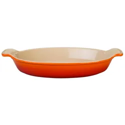 LE CREUSET Auflaufform 28 cm oval Ofenrot