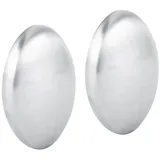 Edelstahlseife,2 PCS Metallseife Edelstahl Kernseife Küche Seife Geruch Metallseife Seife Handseifen Edelstahl Seife für Küche Bar beseitigen Geruch