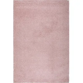 Bruno Banani Hochflor-Teppich BRUNO BANANI "Shaggy Soft" Gr. 2, rosa, B:70cm H:30mm L:140cm, Kunstfaser, Teppiche, gewebt, Uni Farben, besonders weich und kuschelig, Kundenliebling