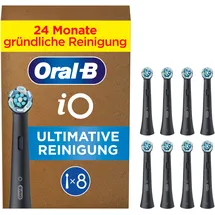 Oral-B iO Ultimative Reinigung Aufsteckbürste schwarz 8 St.