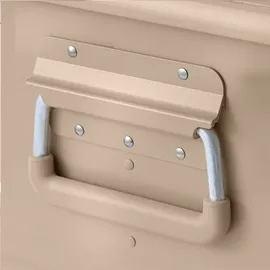 AluBox 78-Liter Alukiste in Beige-Sandfarbe Transportbox