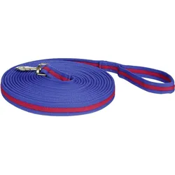 Longe soft 8m lang kornblau/rot BLAU|ROT COB