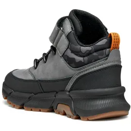 GEOX FLEXYPER PLUS BOY ABX Ankle-Boots Grau/Schwarz 32