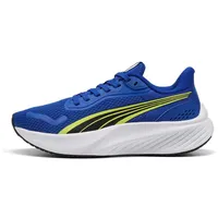 Puma Pounce LITE JR Sneaker, Vivid Blue-Lemon Sherbert White,