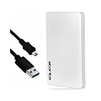 Storite Externe Festplatte Ultra Slim 2,5 Zoll 200 GB mit schneller Datenübertragung USB 2.0, Festplatte kompatibel mit PC, Mac, Windows, Spiele, Laptop und Desktop (weiß)