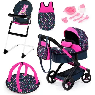 Bayer Kombi-Puppenwagen Xeo Deluxe, set
