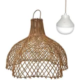 Lumisky ARIA 1-flg. 60 cm Rattan/Beige
