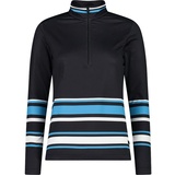 CMP Woman Sweat nero-turchese (14ZM) 38