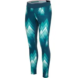 ZIENER Damen Multisport Hose NURA, methyl blue.orange flame, 46