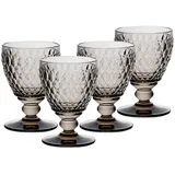 Villeroy & Boch Boston Coloured Weißweingläser 4er Set Smoke