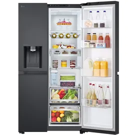 LG GSLE91EVAC Side-by-Side (628 l, 1790 mm hoch, Schwarz)