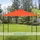 Outsunny Pavillondach Ersatzdach Pavillonabdeckung, Polyester, Orange,