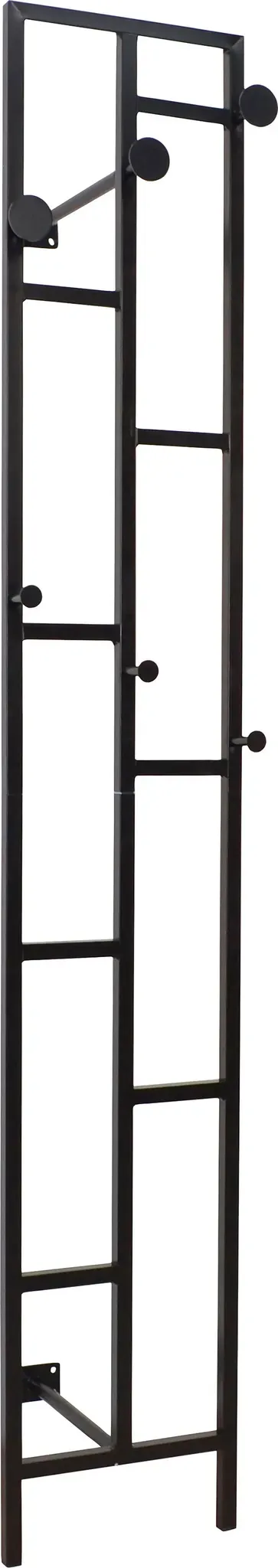 Wandgarderobe INOSIGN, schwarz, B:33,5cm H:180cm T:36cm, Metall, Garderobenpaneele, Wandgarderobe, aus Metall, Höhe 180 cm, Wandmontage