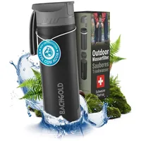 Bachgold Selfpress 500ml Wasserfilter-Schwarz-One Size