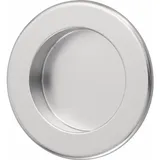 Hermeta - Muschelgriff Aluminium Silberfarbig Eloxiert Rund Einlass-ø 50 Mm