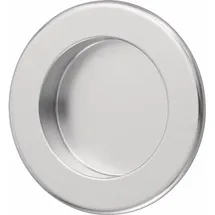 Hermeta - Muschelgriff Aluminium Silberfarbig Eloxiert Rund Einlass-ø 50 Mm