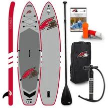 F2 SUP Board Set Stand Up Paddle Board Star 350 x 11,5 cm grau