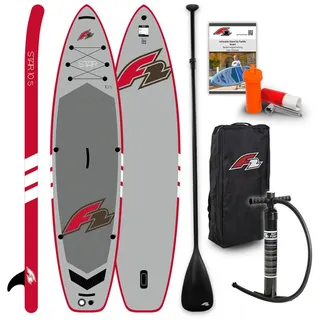 F2 SUP Board Set Stand Up Paddle Board Star 350 x 11,5 cm grau