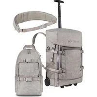 Normani Rucksack mit Trolleyfuktion, 8L Rucksack und Hüftgurt |