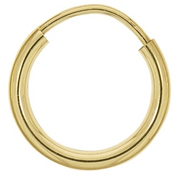 Paar Creolen VIVANCE "585/- Gelbgold glanz 13mm", gelb, Ohrringe, Damen, ONE-SIZE, Gold