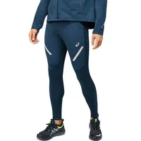 Asics Lite-Show Winter Tights Herren blau M 2021 Laufhosen
