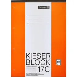 BRUNNEN 1042927 KIESER-Block A4 KIESER 07 0017 C, liniert, Lin. 21