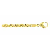 Adelia ́s Goldarmband ADELIA ́S "585 Gold Kordel Armband 18,5 cm" Armbänder Gr. Gelbgold 585, goldfarben (gold) Damen 18,5 cm 585 Gold Goldschmuck für