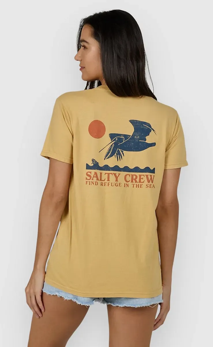 Salty Crew Lunch Time B.F T-Shirt dusty gold Gr. L