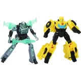 Cyber-Combiner Bumblebee und Mo Malto Actionfiguren, interaktives Spielzeug für Mädchen und Jungen, Transformers EarthSpark, ab 6 Jahren