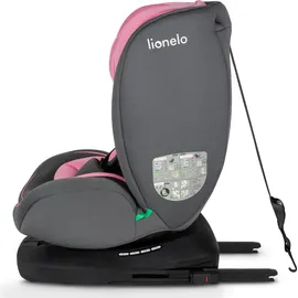 lionelo Bastiaan i-Size Kindersitz ab Geburt 0-36 kg Isofix Top Tether 360 Grad drehbar Rückwärts Vorwärts Seitenschutz 5-Punkt-Sicherheitsgurte Dri-Seat (Rosa)