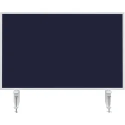 Magnetoplan Tischtrennwand VarioPin - 80x50cm - doppelseitig - 1 Seite Whiteboard-Oberfläche - 1 Seite Filz-Oberfläche
