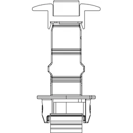 K2 Systems 2004148 Universal Modulmittelklemme schwarz eloxiert