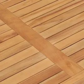 vidaXL Gartentisch 120 x 70 x 77 cm Teak Massivholz Braun