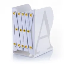 Bookchair MyLibrary A-Z Metall-Buchregal Weiß