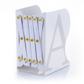 Bookchair MyLibrary A-Z Metall-Buchregal Weiß