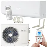 Tronitechnik Dalvik 2 Klimaanlage Set Split Mit Wifi/App Klimageraet - Kühlen A++/ Heizen A+ -9000 Btu/H Fernbedienung