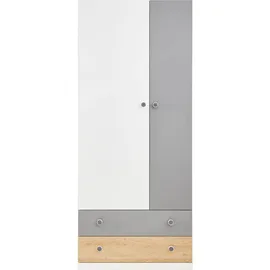 masseno Drehtürenschrank BRERA 80 x 190 x 50 cm Weiß