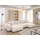 s-style möbel Wohnlandschaft Plüschcord 2-Sitzer Beige