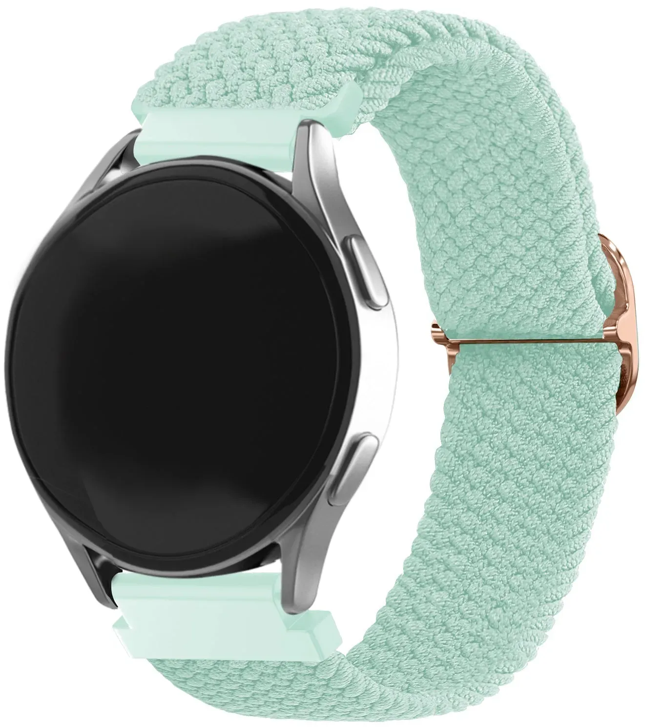 Strap-it Gard Pro Health Smartwatch 2+ Armband Nylon für Gard Pro Health Smartwatch 2+ - Türqis - Elastisch
