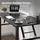 luxuskollektion Büroschreibtisch 80x40x75cm Schwarz