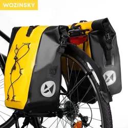 2x Gepäckträgertasche für Fahrrad Wozinsky 25 LITER