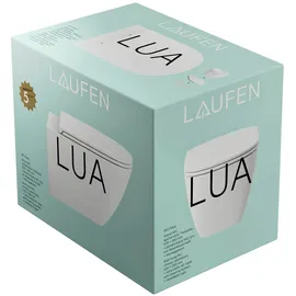 Laufen LUA Advanced Wand-WC mit WC-Sitz Weiß spülrandlos