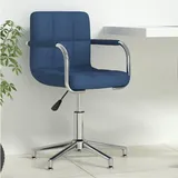 vidaXL Bürostuhl Stoff Blau