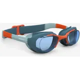 Schwimmbrille Kinder klar - XBase grün/orange S