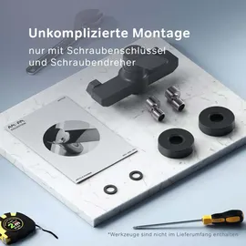 AM.PM Hit Einhebel-Duscharmatur Wandmontage für 1 Verbraucher Schwarz FXA20022