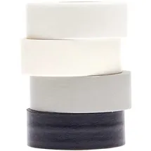 Rico Design Tape Set, schwarz & weiß MIX