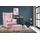 Konsimo Ohrensessel Stralis Webstoff 82 x 108 x 80 cm Pink/Rosa mit Kissen