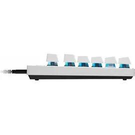 Logitech G PRO X TKL Rapid, weiß/silber, Magnetic Analog, USB, DE (920-013240)